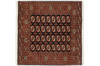 5.5x6 Vintage Fine Bokhara Square Carpet