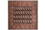 5.5x6 Vintage Fine Bokhara Square Carpet