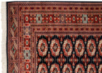 5.5x6 Vintage Fine Bokhara Square Carpet
