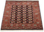 5.5x6 Vintage Fine Bokhara Square Carpet