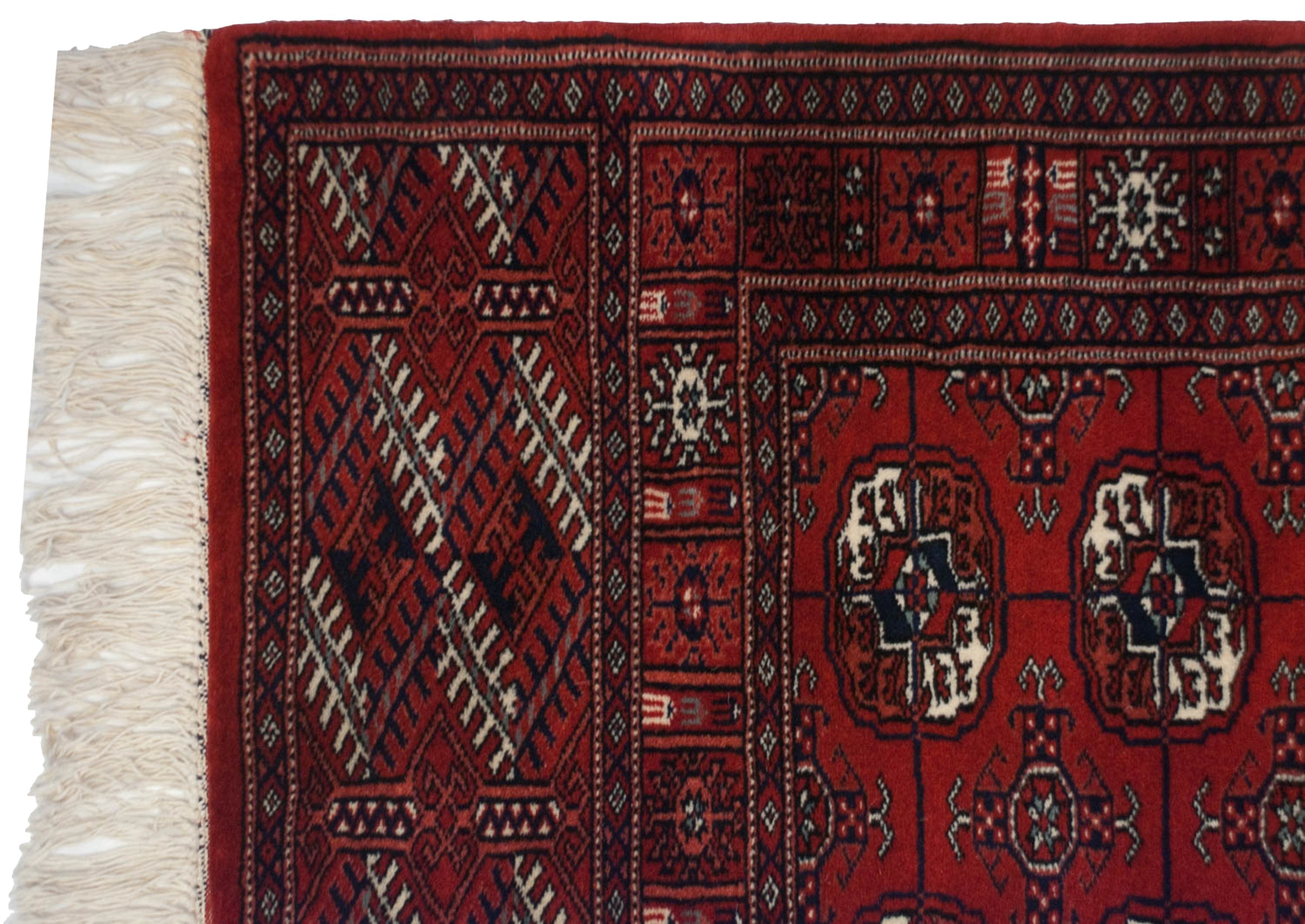 2.5x8 Vintage Fine Bokhara Rug Runner
