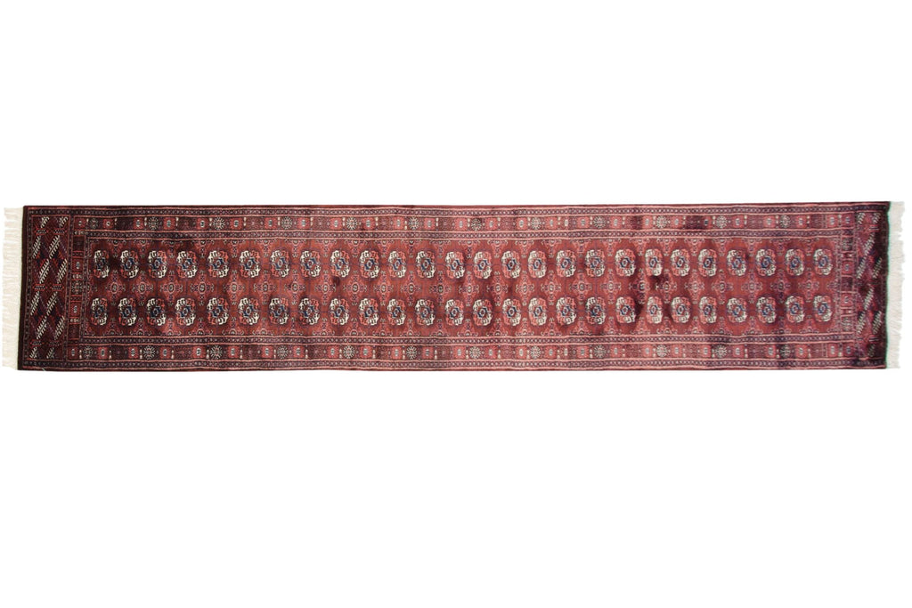 2.5x12 Vintage Fine Bokhara Rug Runner