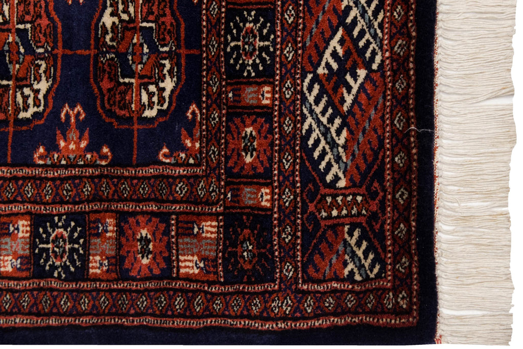 2.5x4 Vintage Fine Bokhara Rug