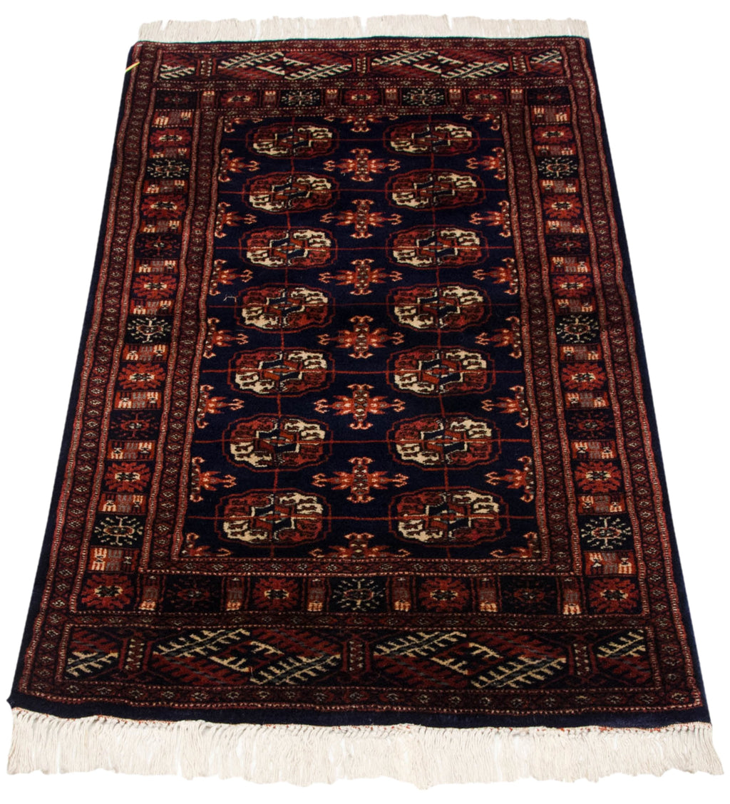2.5x4 Vintage Fine Bokhara Rug