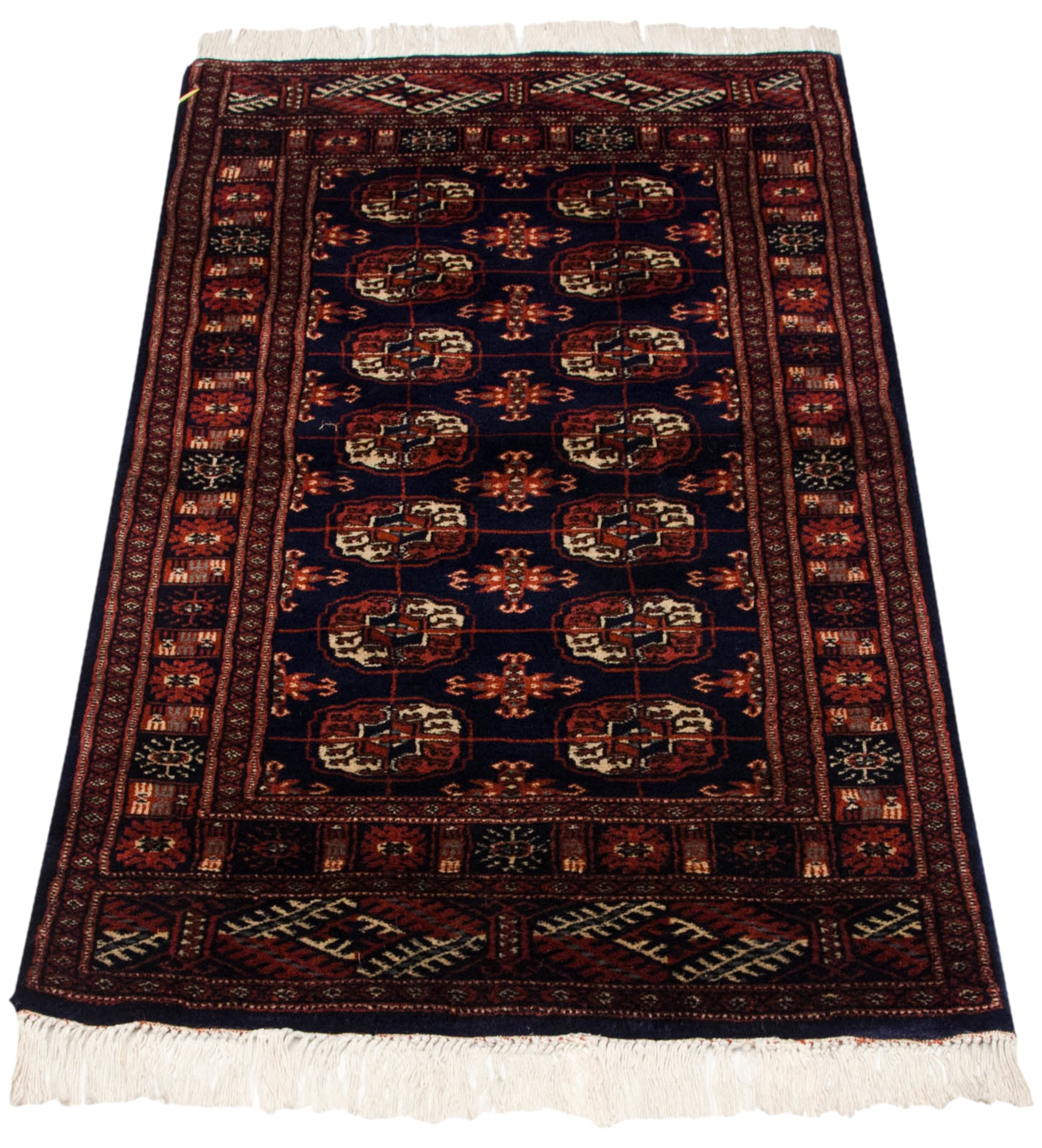 2.5x4 Vintage Fine Bokhara Rug