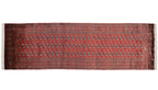 4x13.5 Vintage Fine Bokhara Rug Runner
