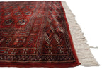 4x13.5 Vintage Fine Bokhara Rug Runner