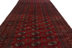 4x13.5 Vintage Fine Bokhara Rug Runner