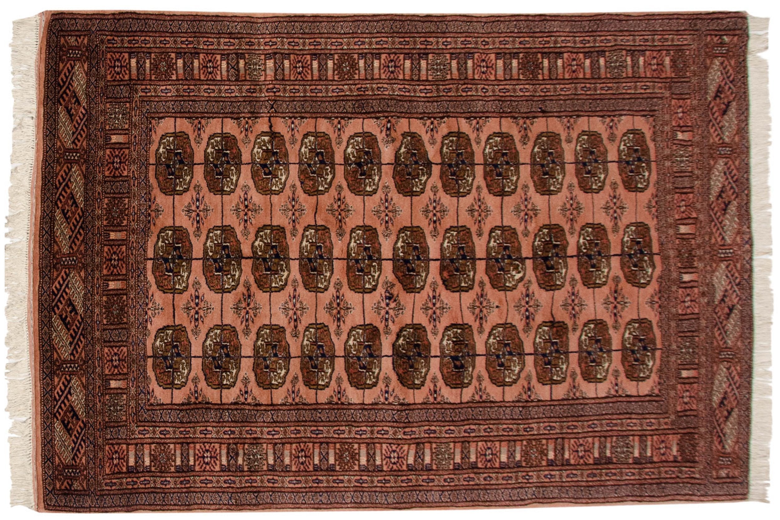 4x6 Vintage Fine Bokhara Rug