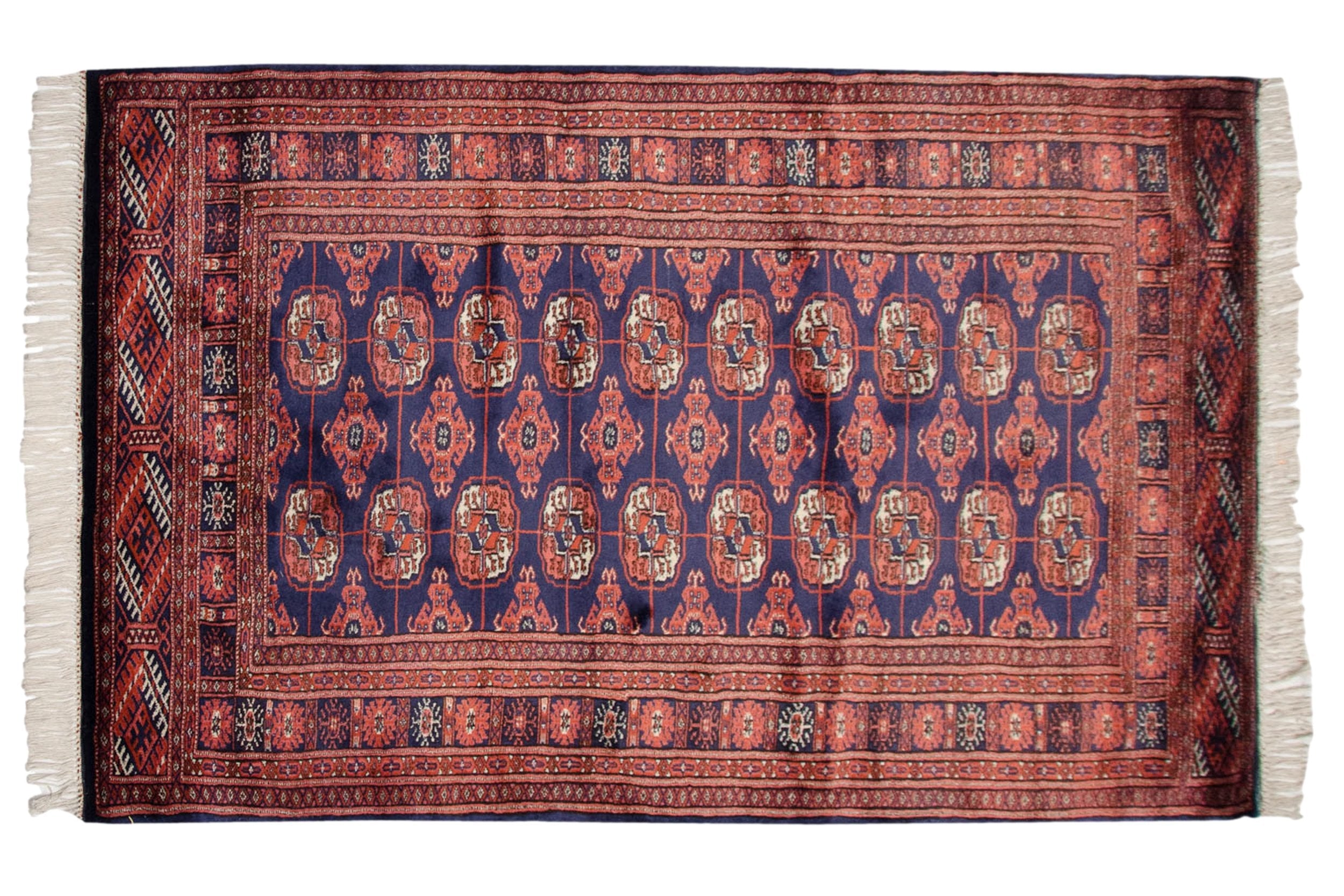 3x5.5 Vintage Fine Bokhara Rug