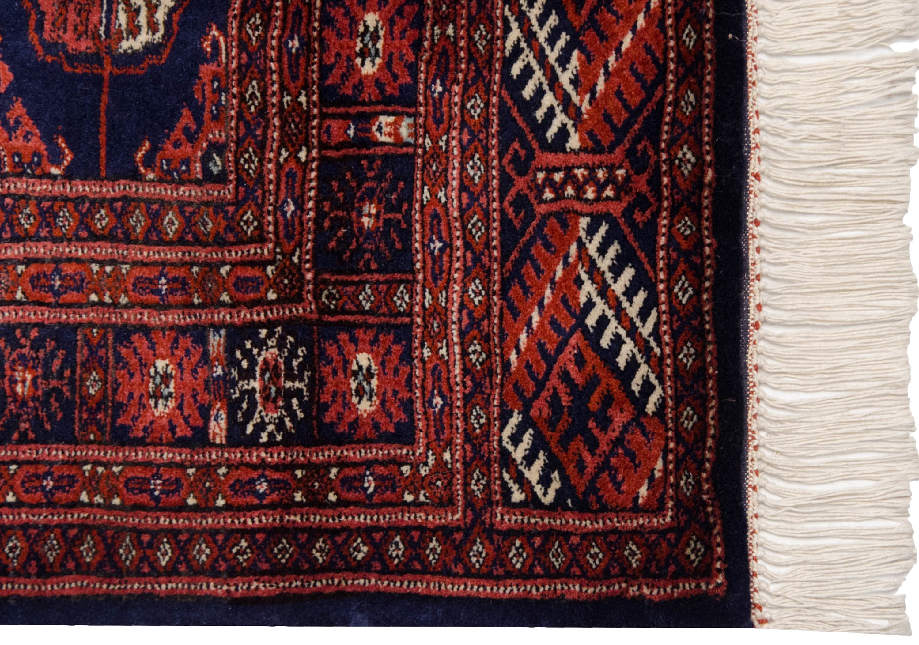 3x5.5 Vintage Fine Bokhara Rug