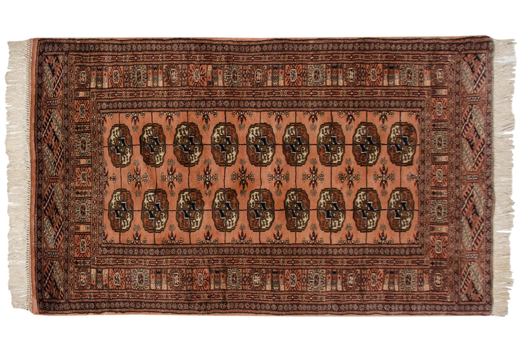 3x5 Vintage Fine Bokhara Rug