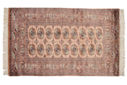 3x5 Vintage Fine Bokhara Rug