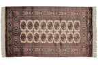 3x5.5 Vintage Fine Bokhara Rug