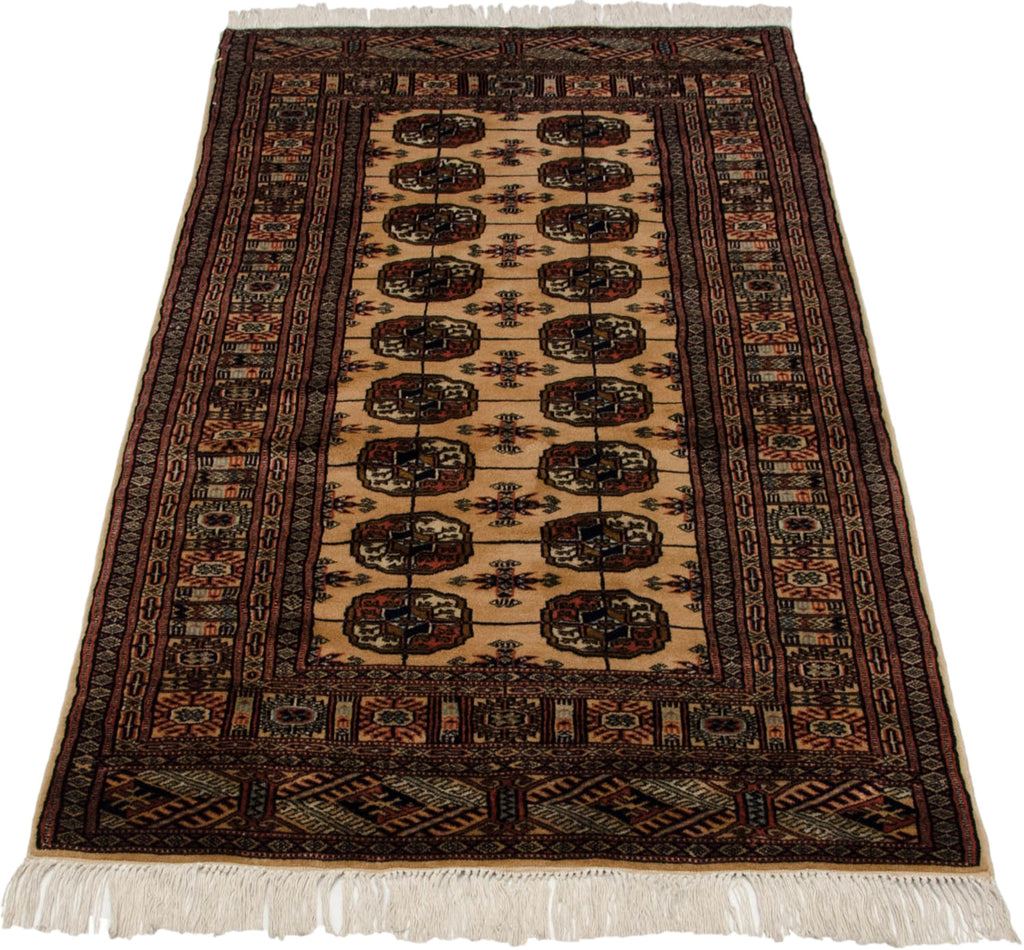 3x5.5 Vintage Fine Bokhara Rug
