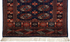 2.5x2.5 Vintage Fine Bokhara Square Rug Mat