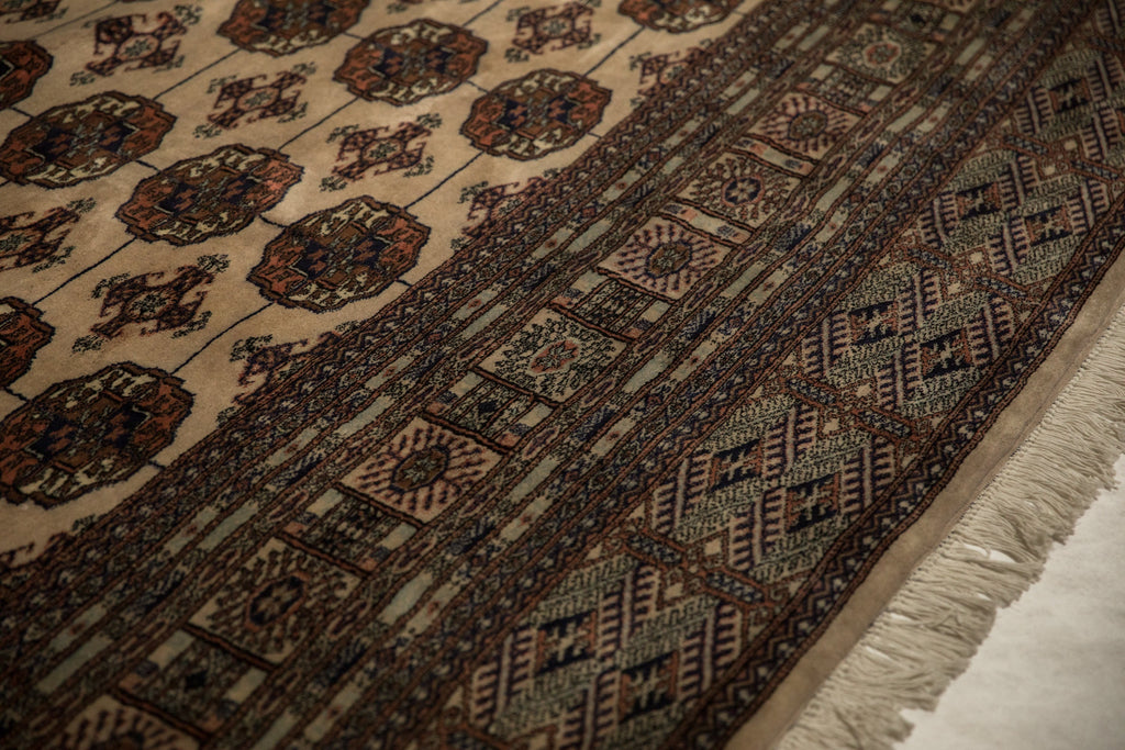 9x12 Vintage Fine Bokhara Carpet