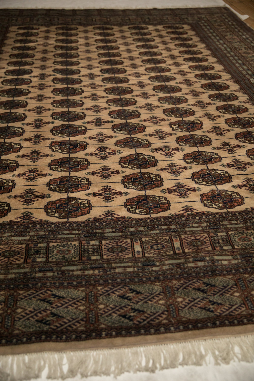 9x12 Vintage Fine Bokhara Carpet