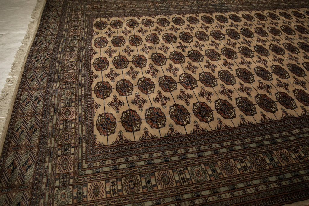 9x12 Vintage Fine Bokhara Carpet