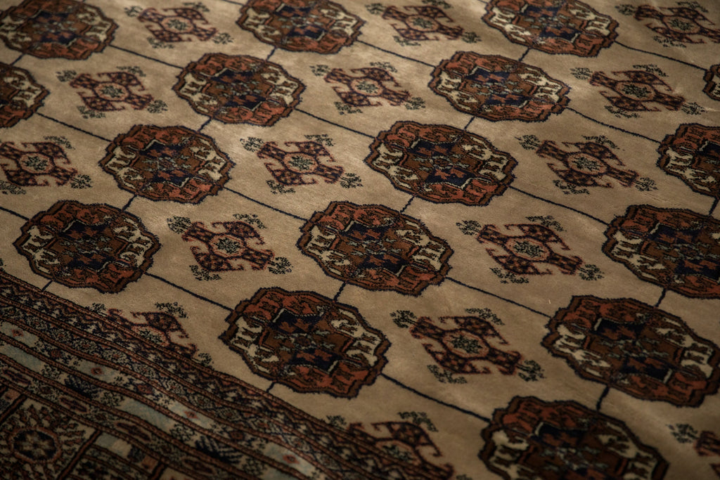 9x12 Vintage Fine Bokhara Carpet