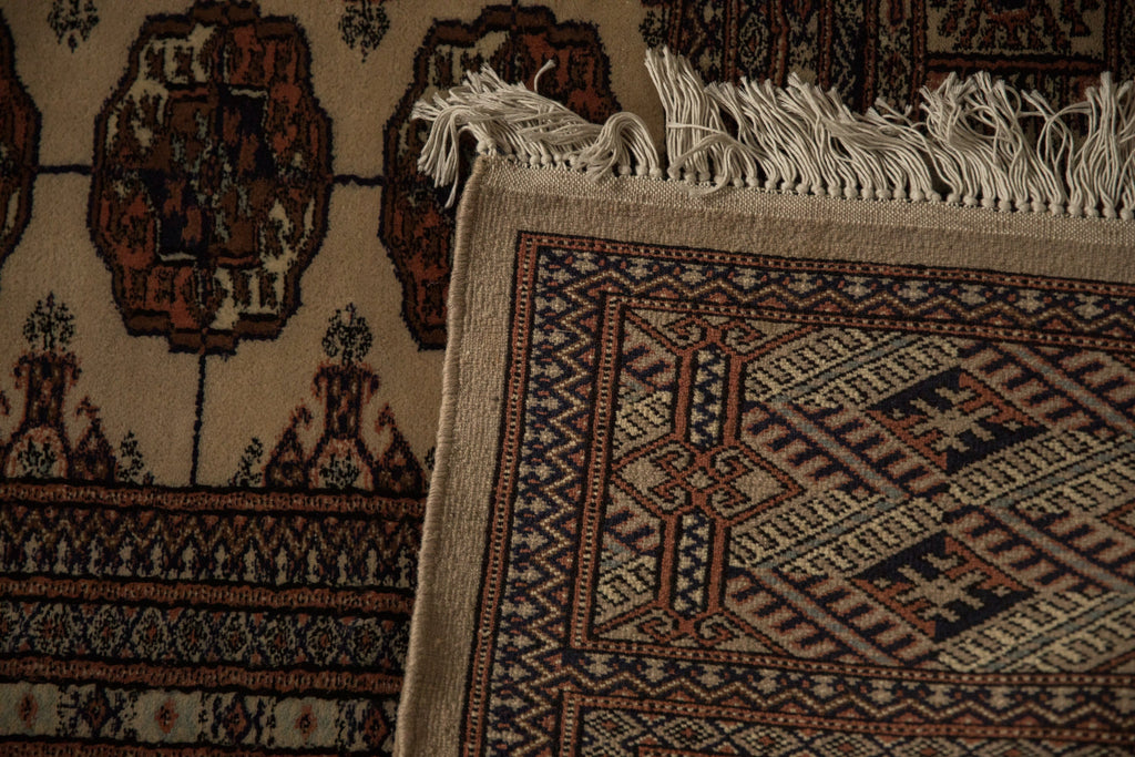 9x12 Vintage Fine Bokhara Carpet
