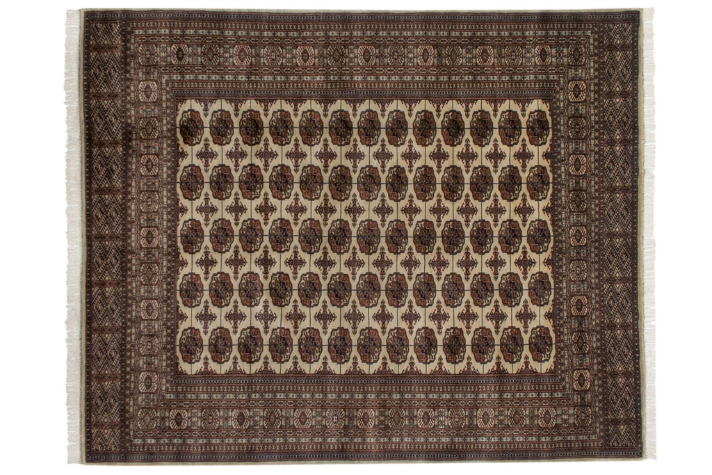 8x10 Vintage Fine Bokhara Carpet