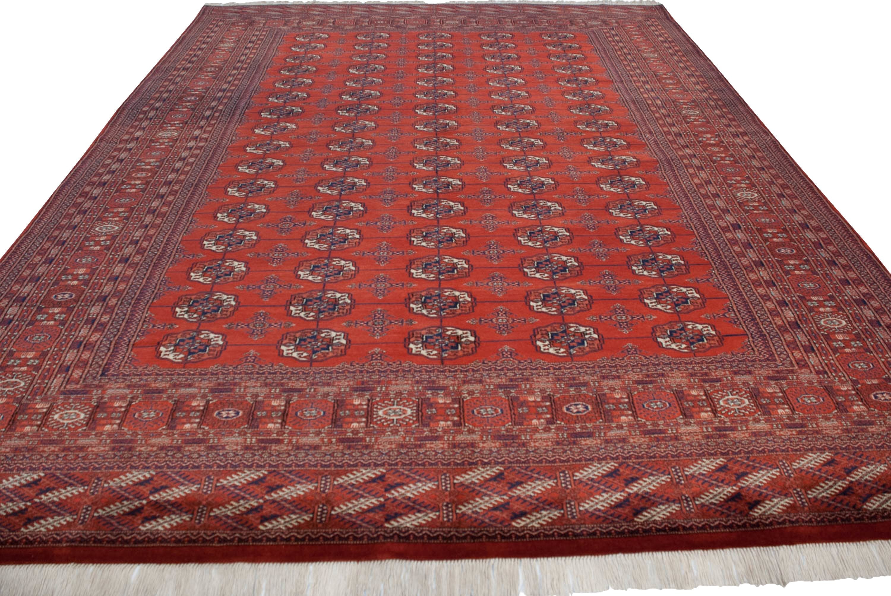 9x12.5 Vintage Fine Bokhara Carpet