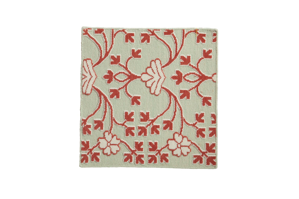 2x2 New Indian Samarkand Design Square Rug Mat