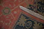 9x12 Vintage Tea Washed Indian Arts And Crafts Soumac Design Carpet