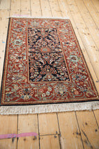 2.5x4 Vintage Armenian Hamadan Design Rug