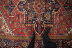 7x9.5 Vintage Heriz Carpet