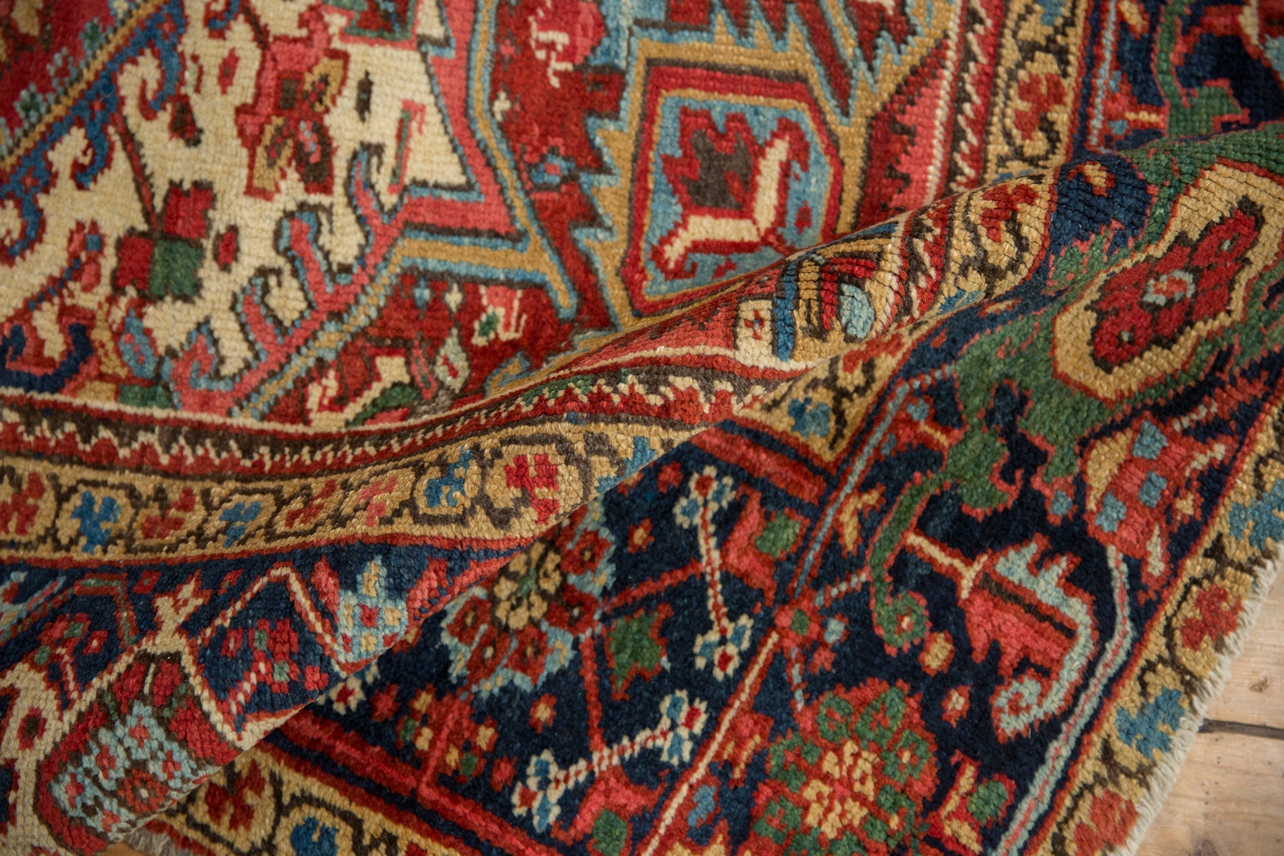 7x9.5 Vintage Heriz Carpet