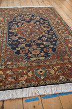 4x6 Vintage Armenian Hamadan Design Rug
