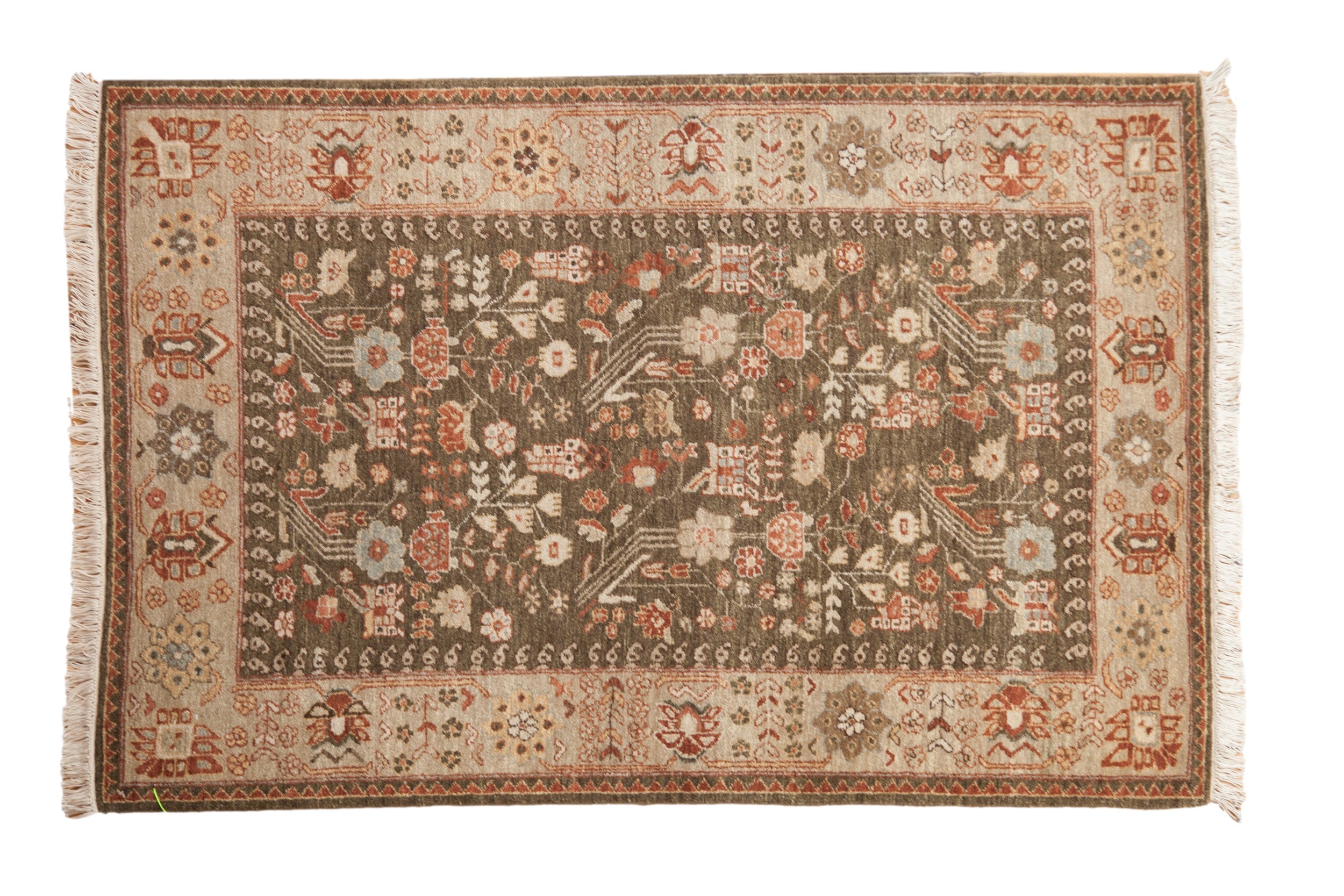 4x6 Vintage Armenian Hamadan Design Rug