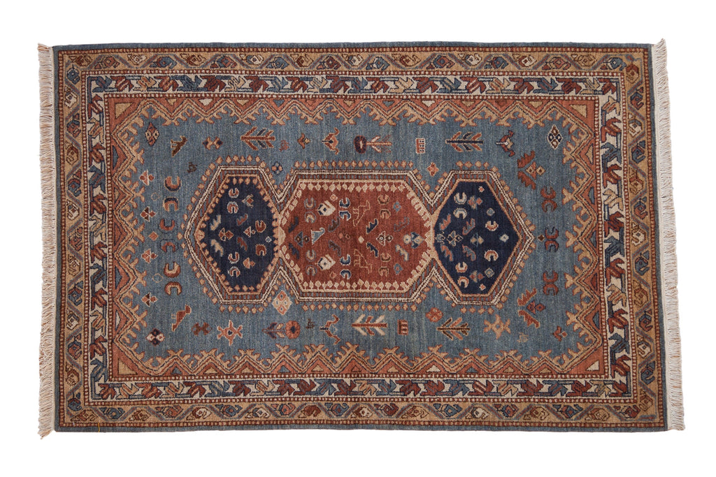 4x6.5 Vintage Armenian Hamadan Design Rug