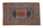 4x6.5 Vintage Armenian Hamadan Design Rug
