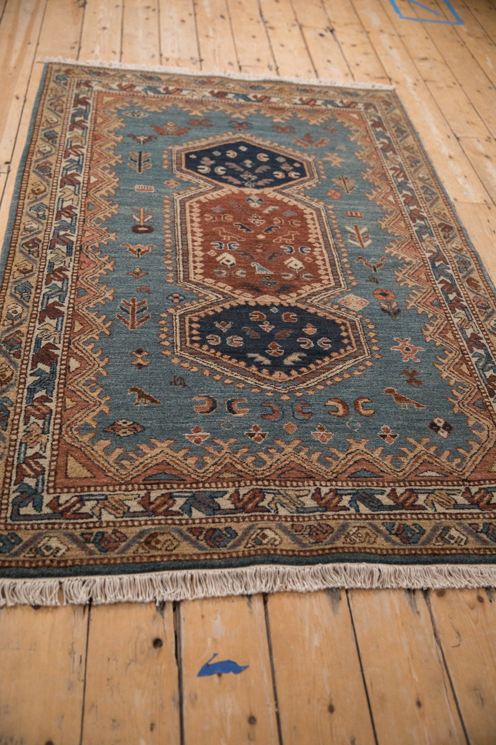 4x6.5 Vintage Armenian Hamadan Design Rug