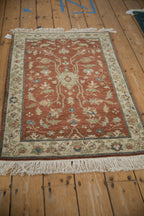 2.5x4 Vintage Armenian Lilihan Design Rug