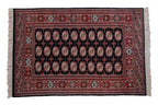 4x6 Vintage Fine Bokhara Rug