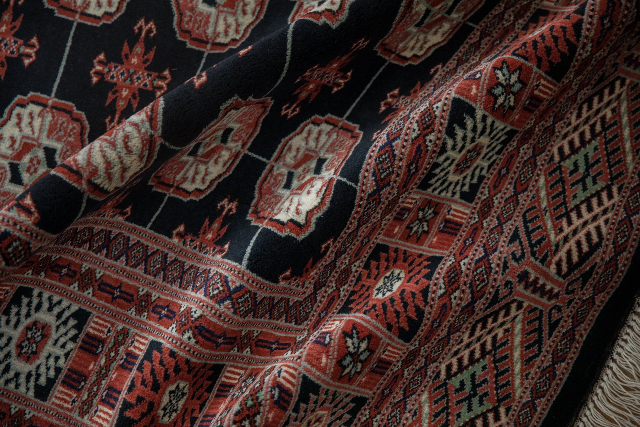 4x6 Vintage Fine Bokhara Rug