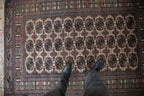 4x6 Vintage Fine Bokhara Rug