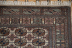 4x6 Vintage Fine Bokhara Rug