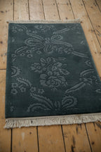 2x3 Vintage Indian Colonial Design Rug Mat