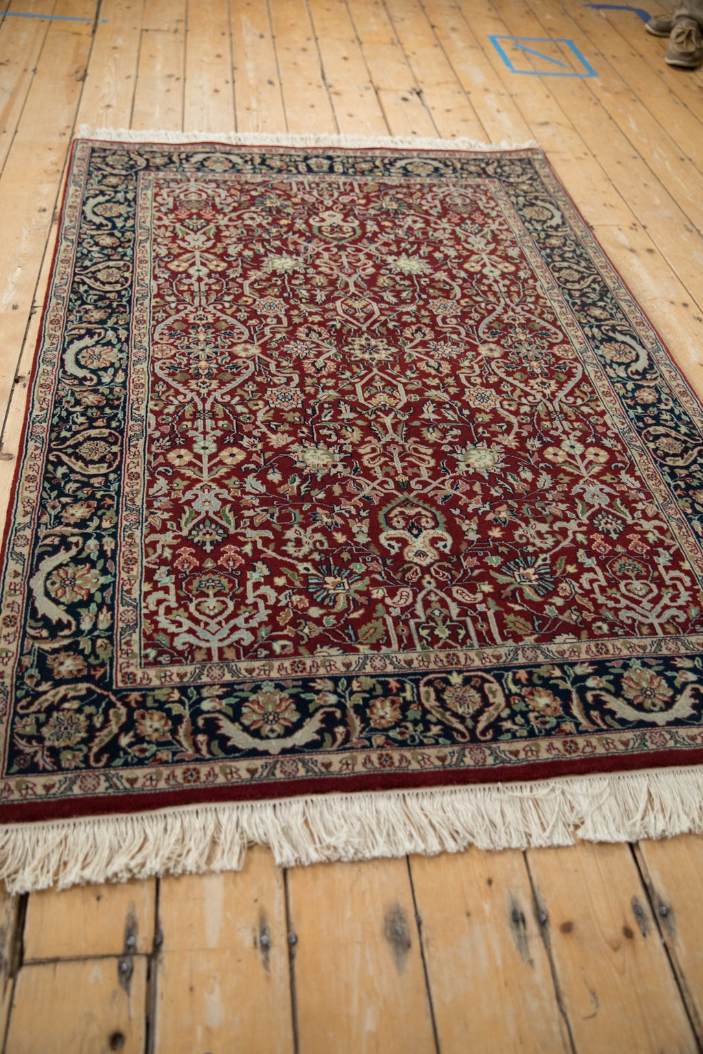 4x6 Fine Indian Tabriz Design Rug