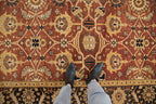 8x10 Indian Mahal Design Carpet