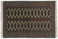 4x6 Vintage Siberian Bokhara Design Rug