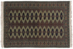 4x6 Vintage Siberian Bokhara Design Rug