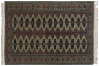 4x6 Vintage Siberian Bokhara Design Rug