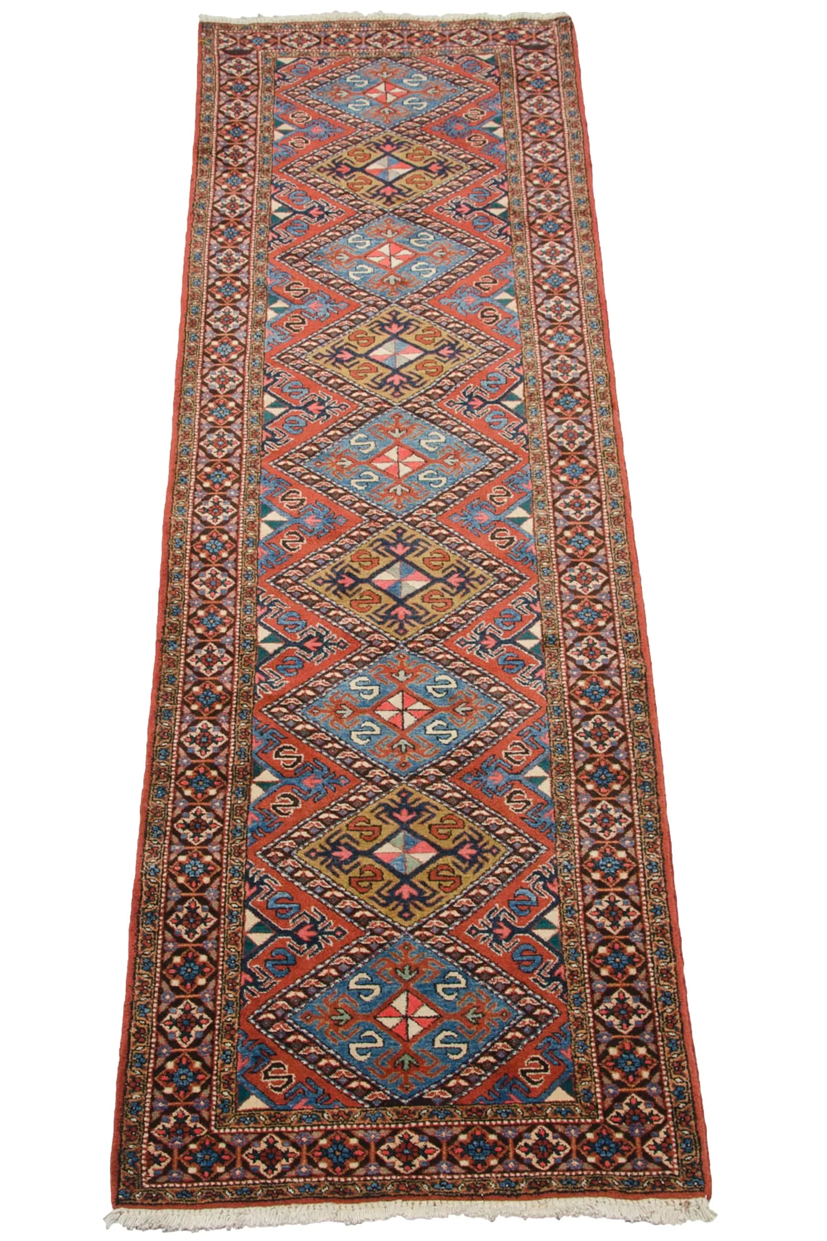 3x11.5 Vintage Ardebil Rug Runner