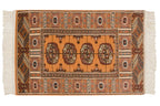 2x3 Vintage Indian Bokhara Design Rug Mat